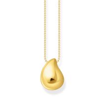 Thomas Sabo KE2281-413-39-L50V Bold - Chaîne dorée avec pendentif in en forme de goutte 40-45 cm Femme