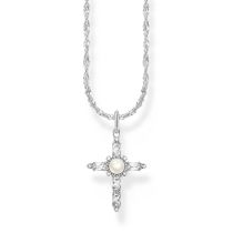 Thomas Sabo KE2296-167-14-L45V Chaîne En Argent Avec Pendentif croix Cross Romance Femme