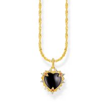 Thomas Sabo KE2297-995-11-L45V Chaîne Plaquée Or Avec Pendentif Heart Romance Femme