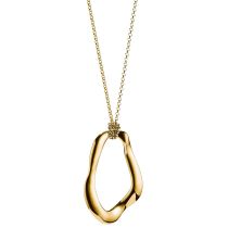 Thomas Sabo KE2319-413-39-L70 Collier Avec Pendentif Natural Beauty Plaqué Or Femme