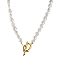 Thomas Sabo KE2320-430-14-L45 Collier De Perles Natural Beauty Plaqué Or Femme