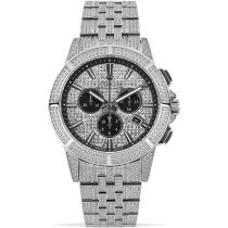 Louis XVI LXVI1122 Majeste Full Iced Chronographe Montre Homme 43mm 5ATM