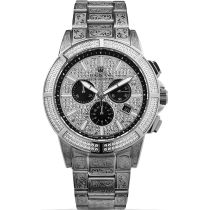 Louis XVI LXVI1127 Majeste Iced Out Chronographe Montre Homme 43mm 5ATM