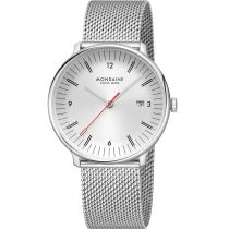 Mondaine MLE.41210.SM Montre Homme Doppio 41mm 5ATM 