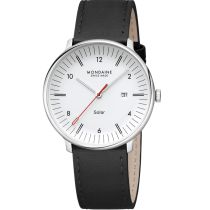 Mondaine MLE.41910.LBV Montre Homme Doppio Solaire 41mm 5ATM 
