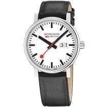 Mondaine MSE.40210.LBV Montre Homme evo2 SBB Big-Date 40mm 3ATM