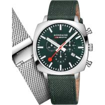 Mondaine MSL.41460.LF.SET Montre Homme Grand Cushion Set 41mm 5ATM