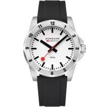 Mondaine MSN.4211B.RB Montre Homme Numeri 42mm 10ATM