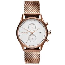 MVMT D-MV01-RGM Voyager Blanc Rose Montre Homme 42mm 10ATM