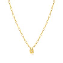 ANIA HAIE N032-01G Underlock & Key Collier Femme, réglable