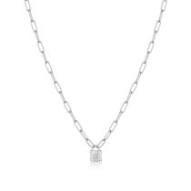ANIA HAIE N032-01H Underlock & Key Collier Femme, réglable