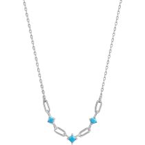 ANIA HAIE N033-03H Into the Blue Collier Femme, réglable