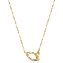 ANIA HAIE N044-01G Making Waves Collier Femme, réglable