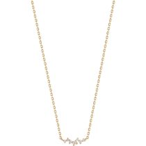 ANIA HAIE NAU002-01YG Stargazer Collier Femme or 14K, réglable
