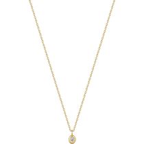 ANIA HAIE NAU004-02YG Magma Wave Collier Femme or 14K, réglable
