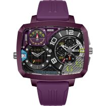 Nubeo NB-6084-06 Montre Homme Odyssey Triple Time-Zone Limitee