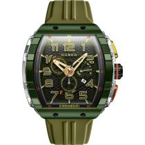 Nubeo NB-6088-05 Montre Homme Magellan Retrograde Chronographe 49mm 5ATM 