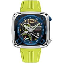 Nubeo NB-6096-01 Montre Homme Ecliptic Dual Time 45mm 5ATM 