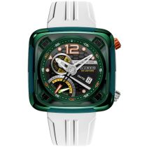 Nubeo NB-6096-02 Montre Homme Ecliptic Dual Time 45mm 5ATM 