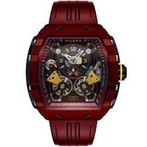 Nubeo NB-6100-04 Montre Homme Magellan Double Barrel Automatique 48mm 5ATM
