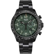 Traser H3 109464 P67 Officer Chronographe Vert Acier Montre Homme 46mm 