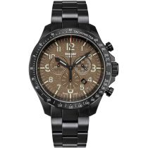 Traser H3 109460 P67 Officer Chronographe Khaki Acier Montre Homme 46mm