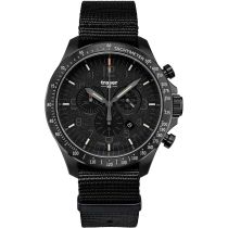 Traser H3 109465 P67 Officer Chronographe Noir Nato Montre Homme 46mm 