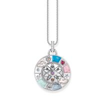 Thomas Sabo PE962-340-7 Pendentif argenté avec roue de la fortune Femme