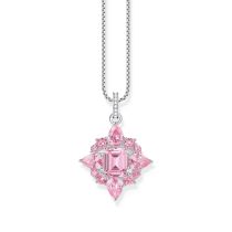Thomas Sabo PE963-051-9 Pendentif argenté avec pierres roses Femme