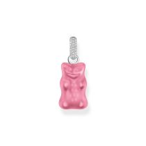 Thomas Sabo PE967-052-9 Grand pendentif Ours d'or en argent rose avec pierres Femme