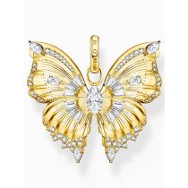 Thomas Sabo PE984-414-14 Pendentif butterfly avec pierres plaquée or Femmes