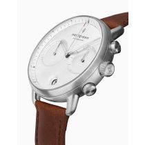 Nordgreen PI42SIXXLEBRLEBL Montre Homme Pioneer Set Chronographe 42mm 5ATM