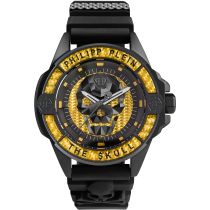 Philipp Plein PWAAA1922 The $kull Carbon Fiber Montre Homme 44mm 5ATM