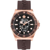 Philipp Plein PWOAA0322 The $kull Diver Montre Homme 44mm 10ATM