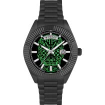 Philipp Plein PWPNA0724 Montre Homme Rock Couture Day-Date 42mm 5ATM