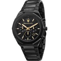Maserati R8873642005 Stile Chronographe Montre Homme 45mm 10ATM