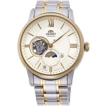 Orient RA-AS0007S30B classique phase de lune Montre Homme 42mm 5ATM