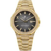 Louis XVI LXVI1602 Montre Homme Renaissance Iced Out Limitée 40mm 5ATM 