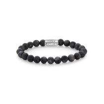 Rebel & Rose Bracelet Matt Grey Seduction RR-80025-S-M Hommes