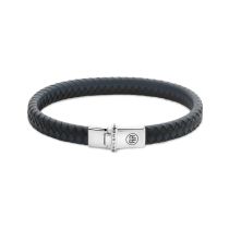 Rebel & Rose RR-L0178-S-M Bracelet Small Braided Black&Blue