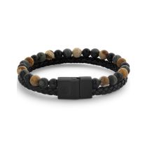 Rebel & Rose RR-M0059-S-L+ Bracelet Full Metal Combo 12mm Autumn Storm