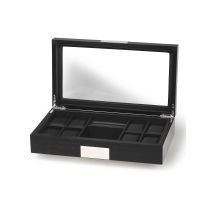 Rothenschild RS-2353-8BL Boîte à montres et à accessoires en bois [8] noir