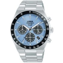 Lorus RZ525AX9 Montre Homme Sports solaire Chronographe 42mm 10ATM