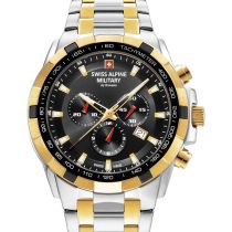 Swiss Alpine Military 7043.9147 Star Fighter Chronographe Montre Homme 47mm 10ATM