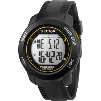 Sector R3251284001 EX-37 Montre Numérique Montre Homme 45mm 100M