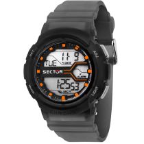 Sector R3251547001 EX-39 Montre Numérique Montre Homme 44mm 10ATM