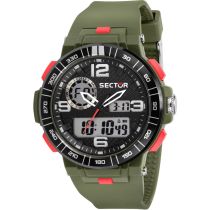 Sector R3251532001 EX-28 Ana-Digi Montre Homme 46mm 5ATM