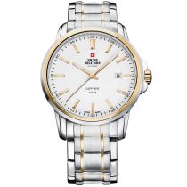 Swiss Military SM34039.05 Montre Homme Verre saphir Montre Homme 40mm 10ATM