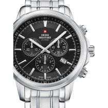 Swiss Military SM34052.01 Chronographe Verre saphir Montre Homme 42mm 10ATM