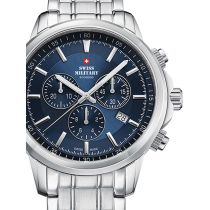 Swiss Military SM34052.03 Chronographe Verre saphir Montre Homme 42mm 10ATM